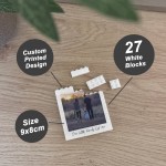 Personalised Our Family Photo Block Gift Mum and Dad Gifts