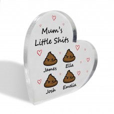 Mum Gift Personalised Birthday Gift For Mum Acrylic Heart Funny