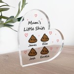 Mum Gift Personalised Birthday Gift For Mum Acrylic Heart Funny