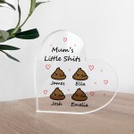 Mum Gift Personalised Birthday Gift For Mum Acrylic Heart Funny