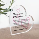 Mothers Day Gifts Mother and Daughter Present Gift From Daughter