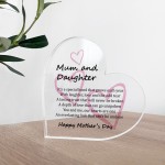 Mothers Day Gifts Mother and Daughter Present Gift From Daughter