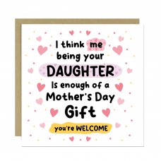 FUNNY Mothers Day Card For Mum Mothers Day Card From Daughter
