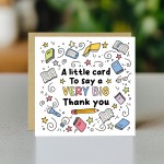 Thank You Card For Teacher, Card For Him Her Appreciation Card
