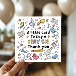 Thank You Card For Teacher, Card For Him Her Appreciation Card