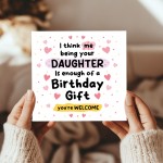 FUNNY Birthday Card For Mum Birthday Card From Daughter