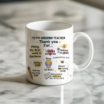 Mug For Teacher Gift For Him Her Appreciation Gift Thank You