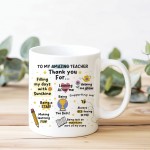 Mug For Teacher Gift For Him Her Appreciation Gift Thank You