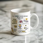 Mug For Teaching Assistant Gift For Him Her Appreciation Gift