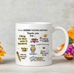 Mug For Teaching Assistant Gift For Him Her Appreciation Gift