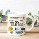 Traitor Colleague Mug Funny Leaving Gift New Job Congrats