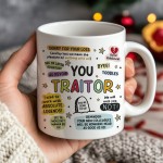 Traitor Colleague Mug Funny Leaving Gift New Job Congrats