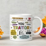 Traitor Colleague Mug Funny Leaving Gift New Job Congrats