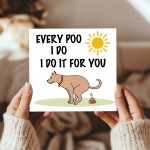 Funny Card For Mum On Birthday Mothers Day Card From Dog