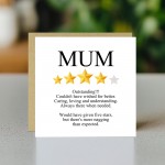 Funny Mothers Day Card Joke Mother's Day Card Birthday Card