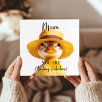 Funny Mothers Day Card Mum You Are Clucking Fabulous Humour Card