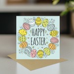 Happy Easter Card Cute Easter Card Easter Card With Envelope