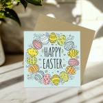 Happy Easter Card Cute Easter Card Easter Card With Envelope