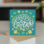 Easter Card, Cute Easter Card, Happy Easter Card With Envelope