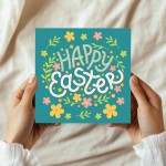 Easter Card, Cute Easter Card, Happy Easter Card With Envelope