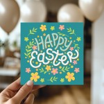 Easter Card, Cute Easter Card, Happy Easter Card With Envelope
