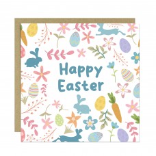 Easter Card Cute Easter Card HAPPY EASTER CARD Easter Egg CarD