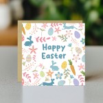 Easter Card Cute Easter Card HAPPY EASTER CARD Easter Egg CarD