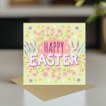 Cute Easter Card Easter Card Happy Easter Card With Envelope