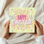 Cute Easter Card Easter Card Happy Easter Card With Envelope