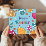 Fun Happy Easter Card Easter Card For Easter With Envelope