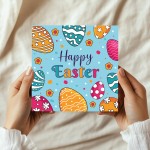 Fun Happy Easter Card Easter Card For Easter With Envelope