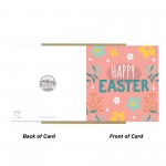 Easter Card, Pink Easter Card, Card For Easter, Easter Wishes