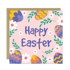 Easter Card, Floral Pastel Easter Card, Card For Easter