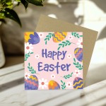 Easter Card, Floral Pastel Easter Card, Card For Easter