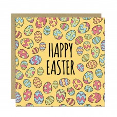 Easter Egg Card Happy Easter Card, Easter Card With Envelope