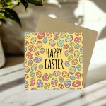 Easter Egg Card Happy Easter Card, Easter Card With Envelope