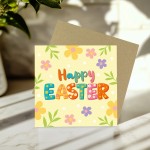 Pastel Easter Card Happy Easter Card Easter Wishes Card