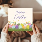 Easter Card, Pastel Easter Card, Card For Easter, Easter Wishes