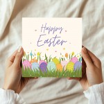 Easter Card, Pastel Easter Card, Card For Easter, Easter Wishes