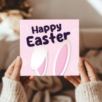 Happy Easter Card, Bunny Ears Easter Card, Card For Easter