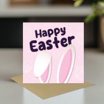Happy Easter Card, Bunny Ears Easter Card, Card For Easter