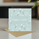 Easter Card, Bunny Easter Card, Card For Easter, Easter Wishes