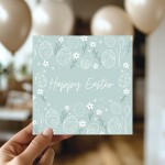 Easter Card, Bunny Easter Card, Card For Easter, Easter Wishes