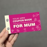 Coupon Book for Mum, Coupon Cards for Mother's Day, Birthday