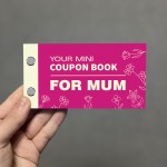 Coupon Book for Mum, Coupon Cards for Mother's Day, Birthday