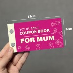 Coupon Book for Mum, Coupon Cards for Mother's Day, Birthday