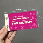 Coupon Book for Mummy, Coupon Cards for Mother's Day, Birthday