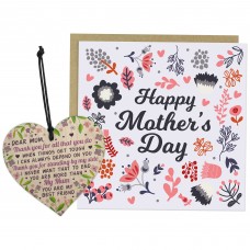 Mum Mothers Day Card and Heart Mother's Day Card For Mum