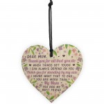 Mum Mothers Day Card and Heart Mother's Day Card For Mum