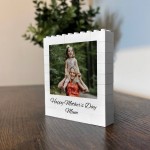 Personalised Mothers Day Gift with Customised Photo Block